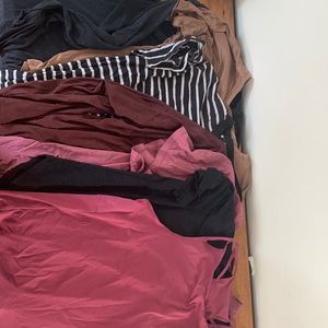 Bundle of assorted women’s XL/2XL athletic tops